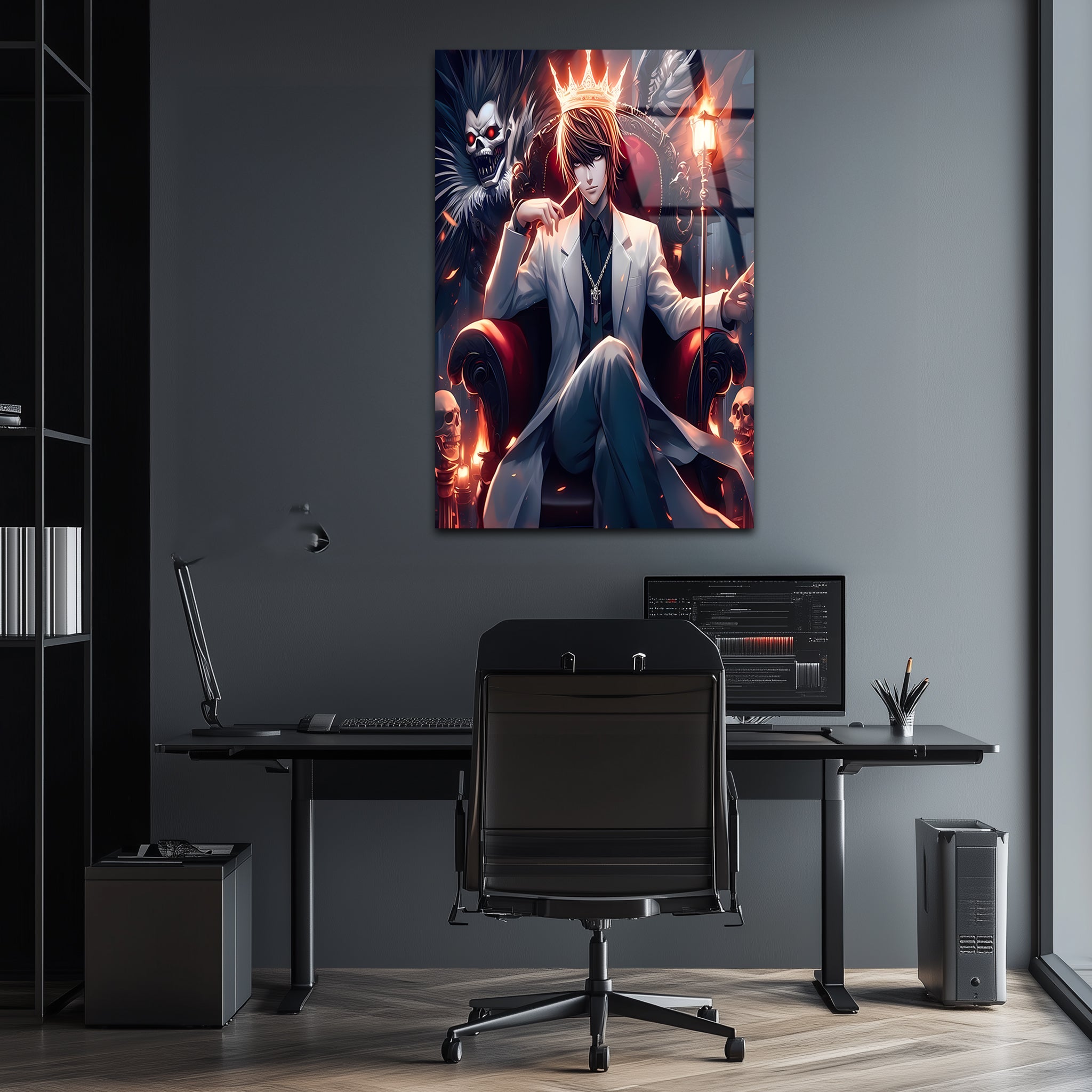 Light Yagami: The God of the New World | Premium HD Metal Wall Art