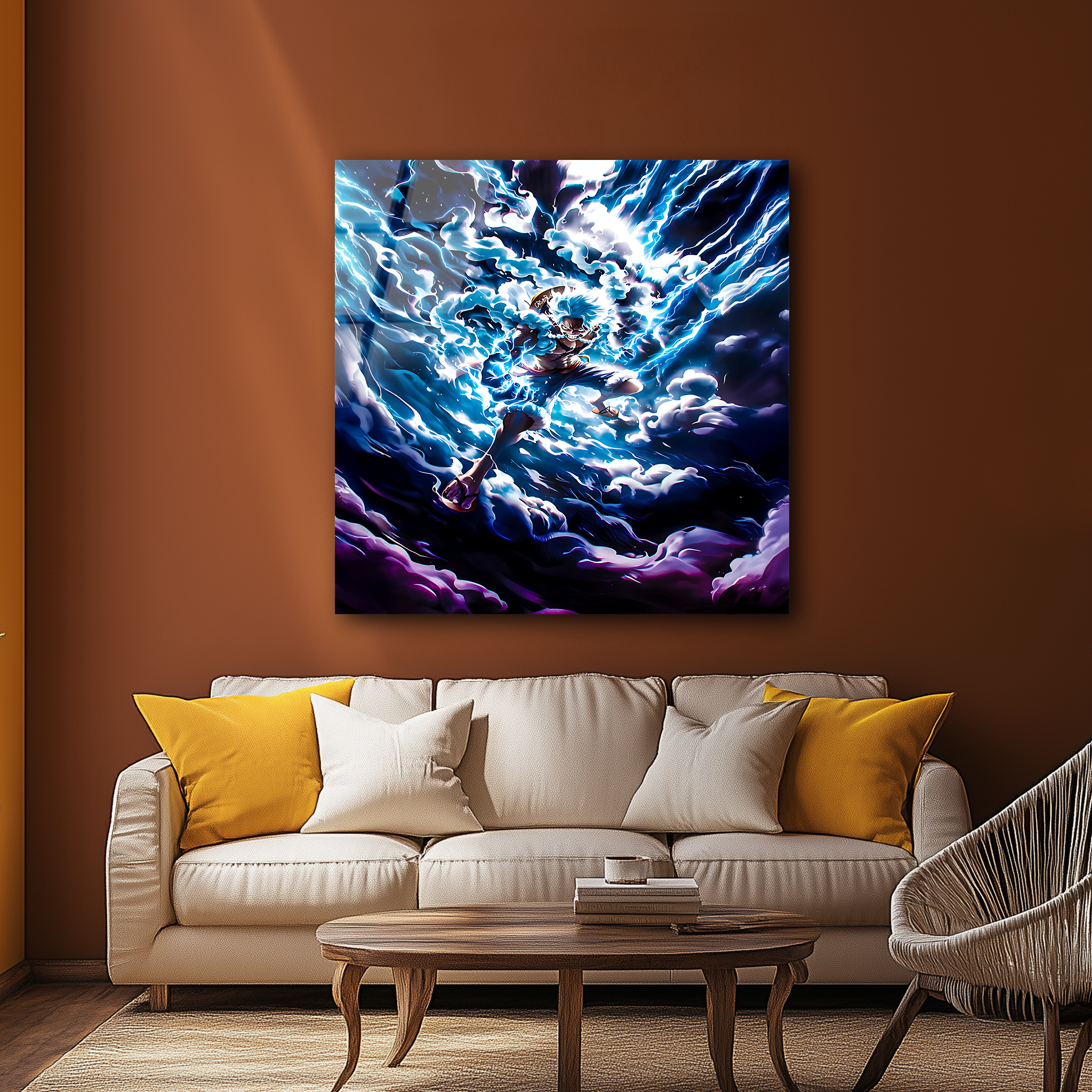 Luffy: Stormbringer of the New Era | Premium HD Metal Wall Art