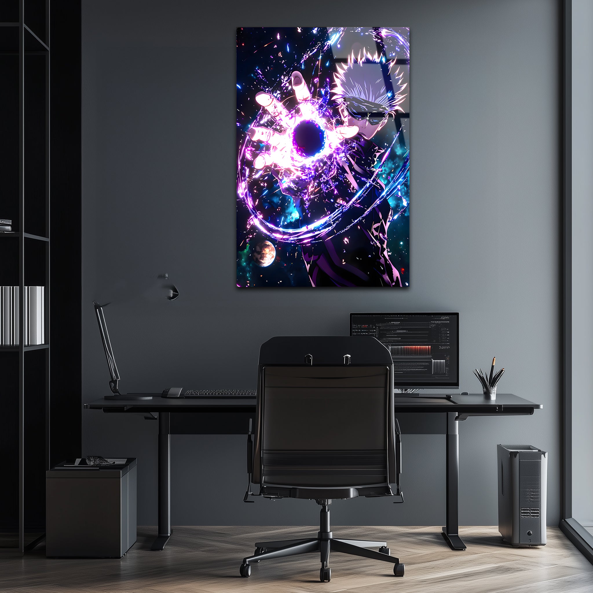 Gojo: The Limitless Sorcerer | Premium HD Metal Wall Art