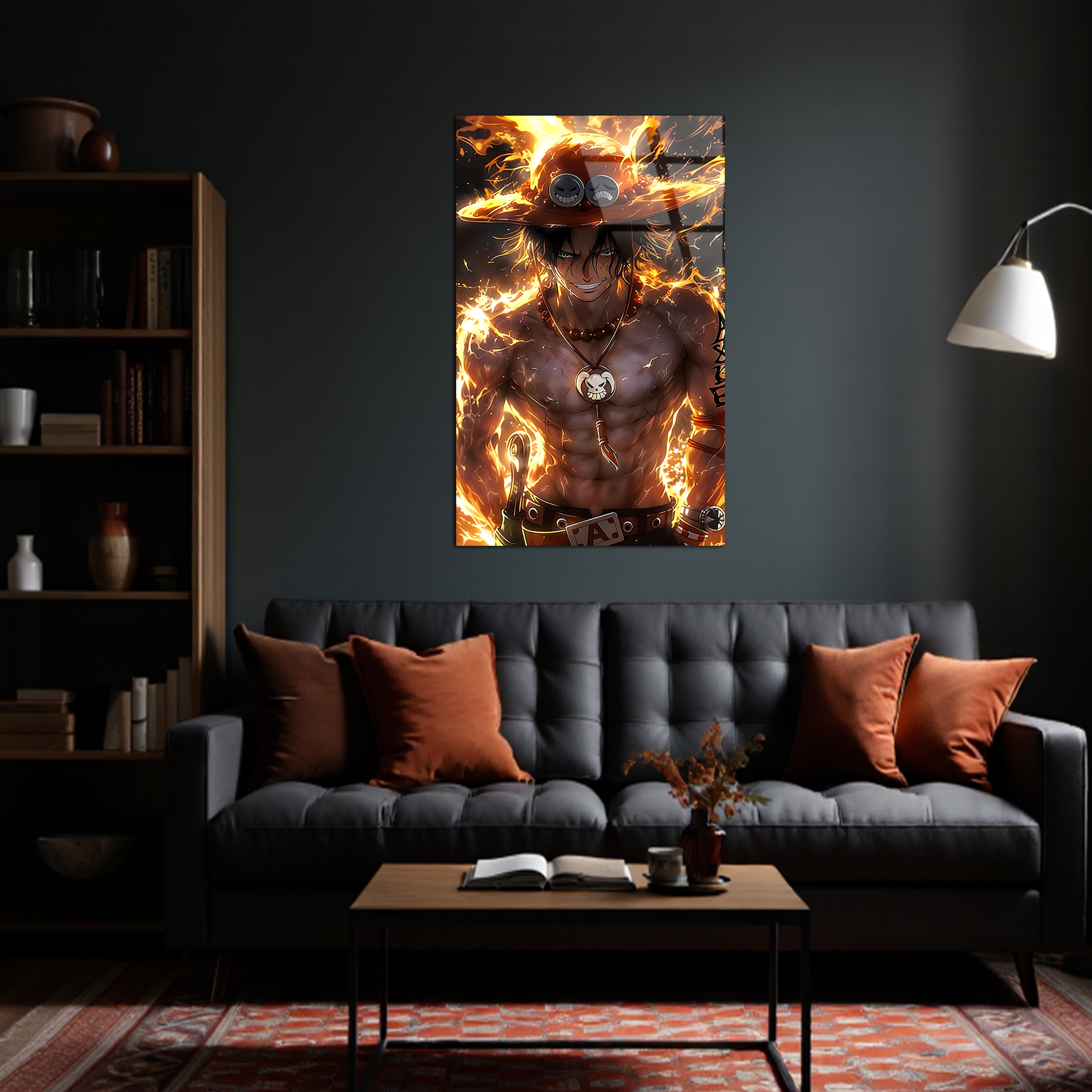 Ace: Inferno of the Sea | Premium HD Metal Wall Art