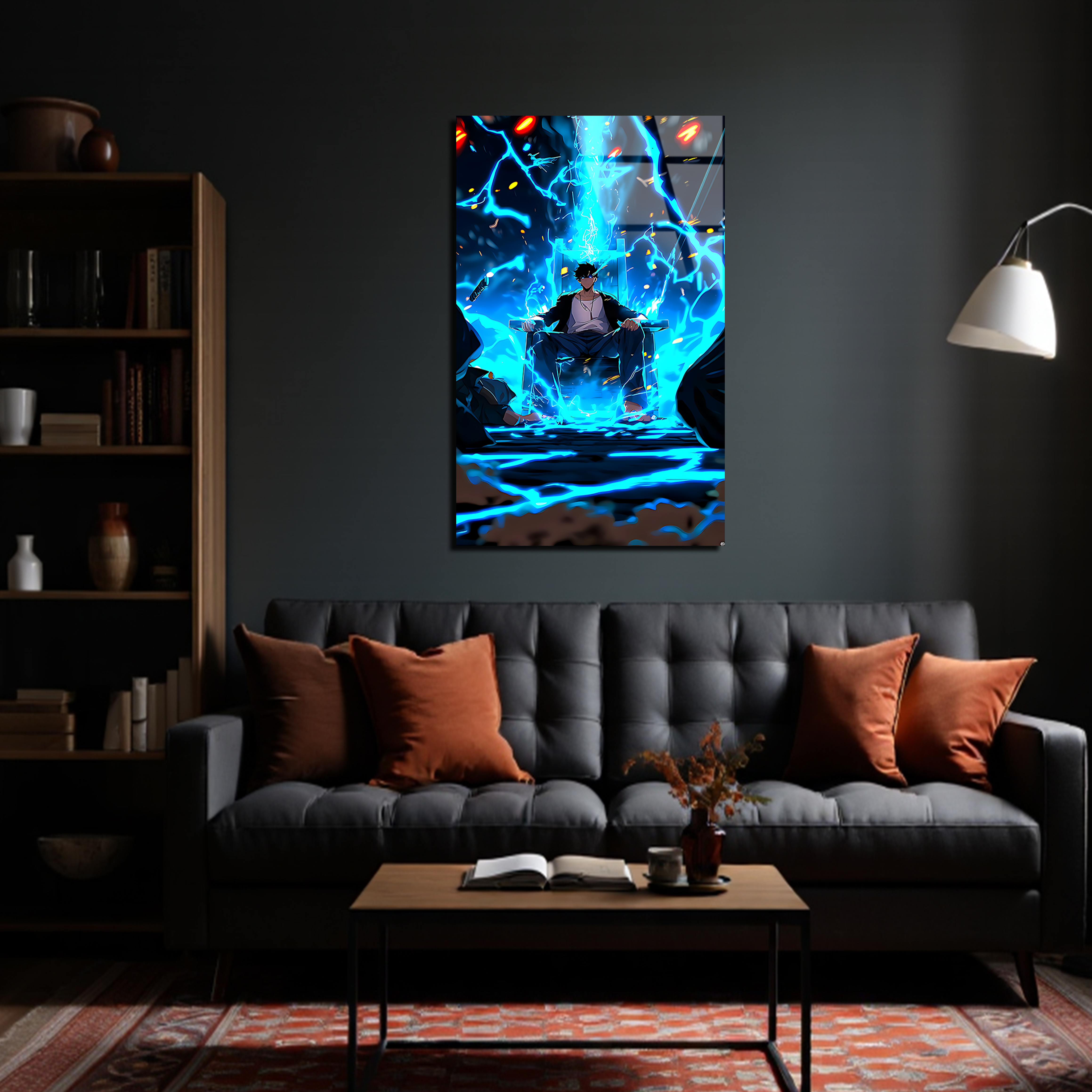 King of Eternal Night | Premium HD Metal Wall Art