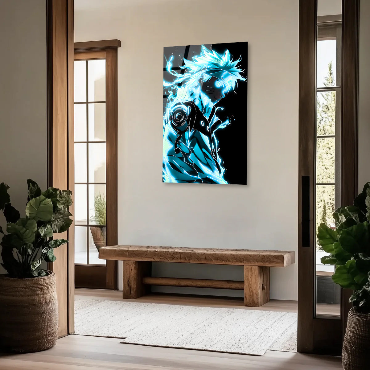 Naruto: Eternal Light of the Shinobi | Premium HD Metal Wall Art