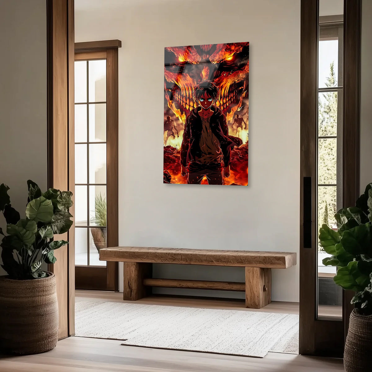 Eren Yeager: Wrath of the Founding Titan | Premium HD Metal Wall Art