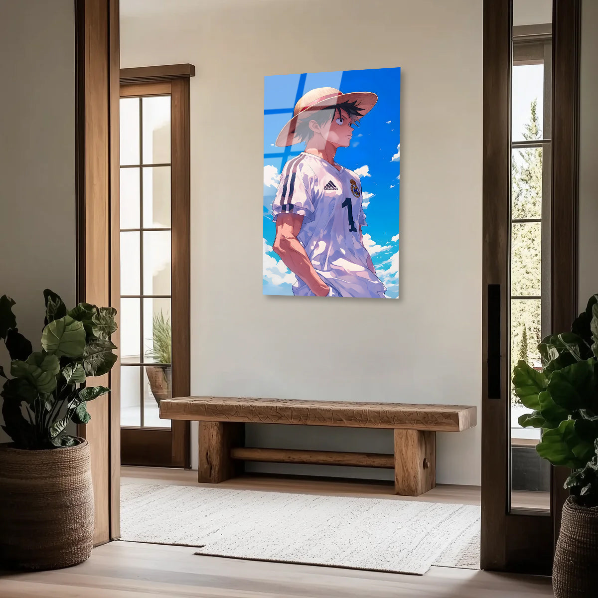 Luffy: The Champion of Freedom| Premium HD Metal Wall Art