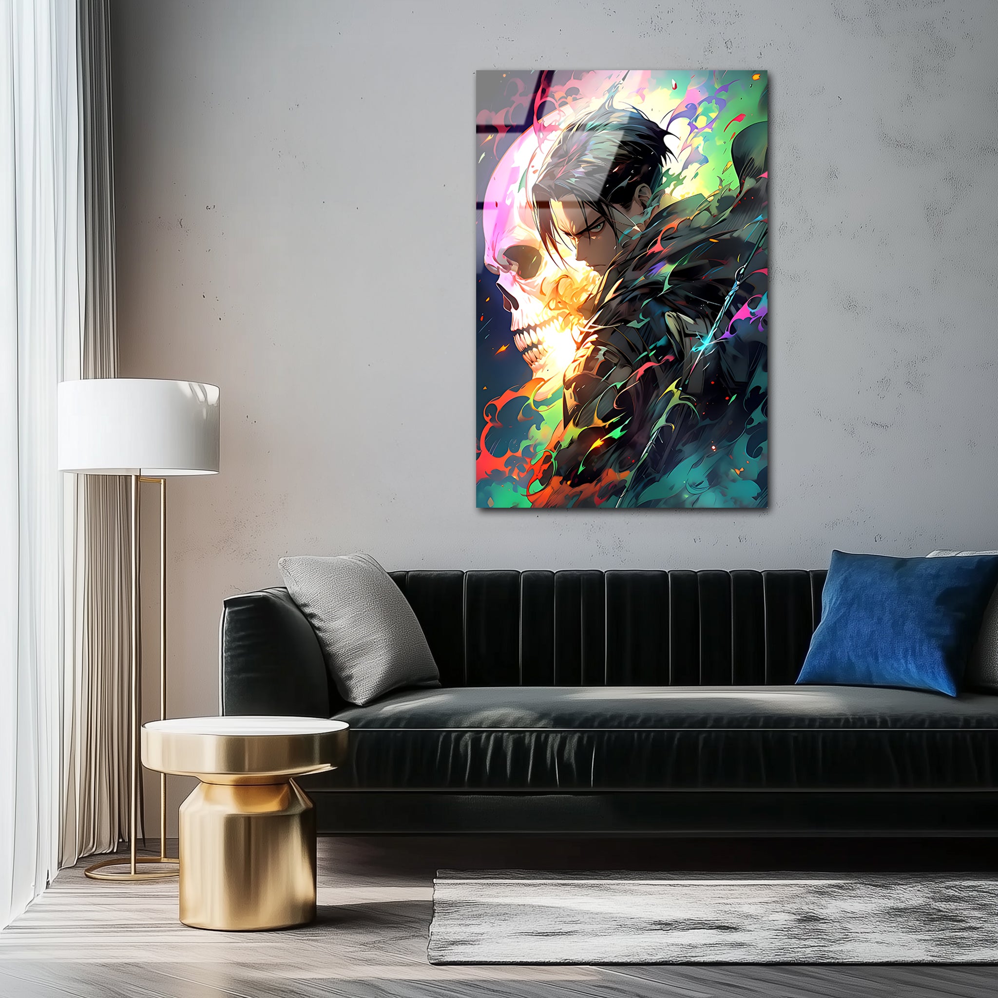 Levi Ackerman: The Reaper of Humanity | Premium HD Metal Wall Art